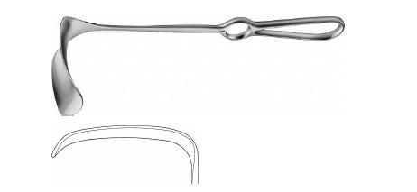 КОХЕР РЕТРАКТОР ВІДКРИТ. 80X50MM 250MM